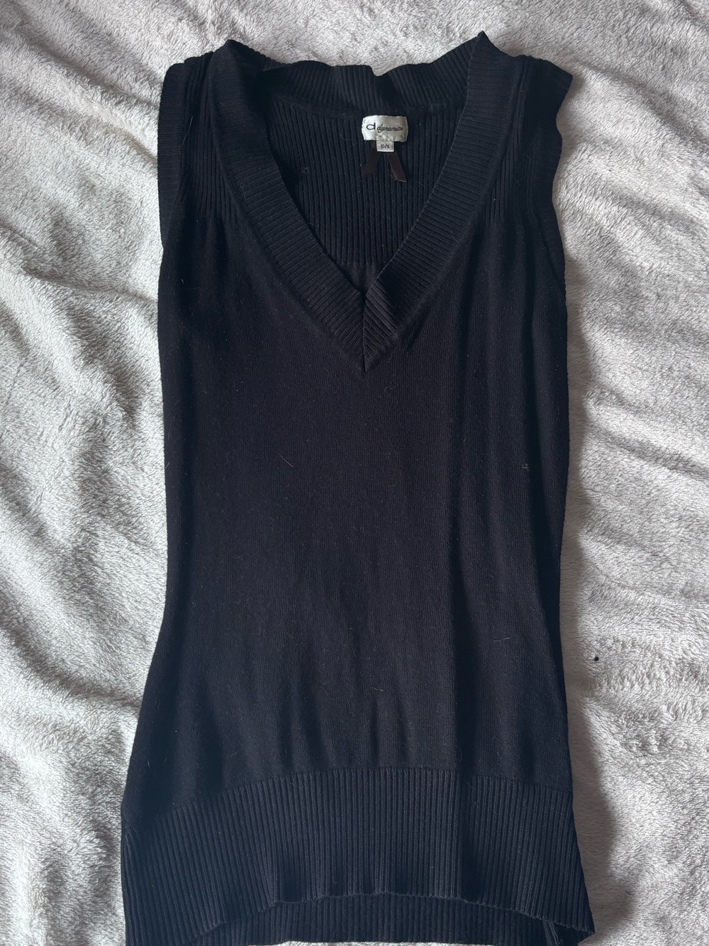 Dynamite - Black Sleeveless Top
